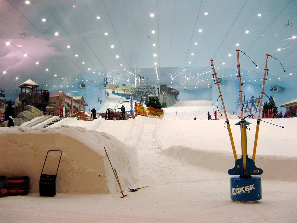 Indoor Skiing at Ski Dubai